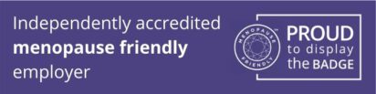 Independently accredited menopause friendly employer